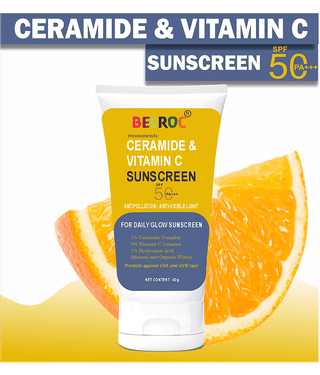 BEEROC SPF 50 Sunscreen Cream For All Skin Type ( Pack of 1 )