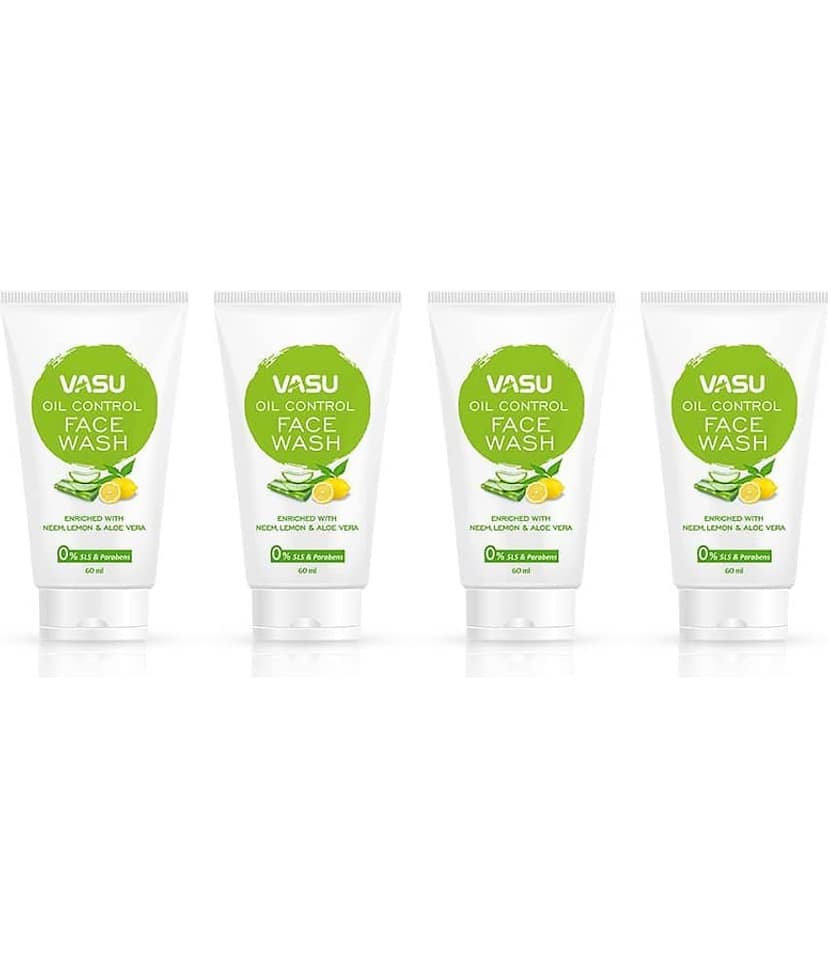Vasu - Excess Oil Removal Face Wash For Normal Skin ( Pack of 4 )