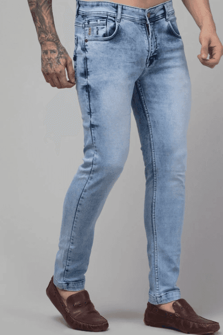 MEN’S 290003 Authentic Grey Narrow Fit Jeans view 2
