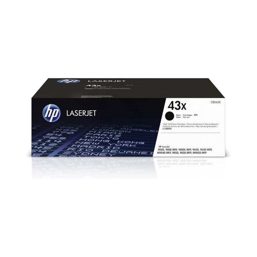HP 43X High Yield Black Original LaserJet Toner Cartridge (C8543X) view 2