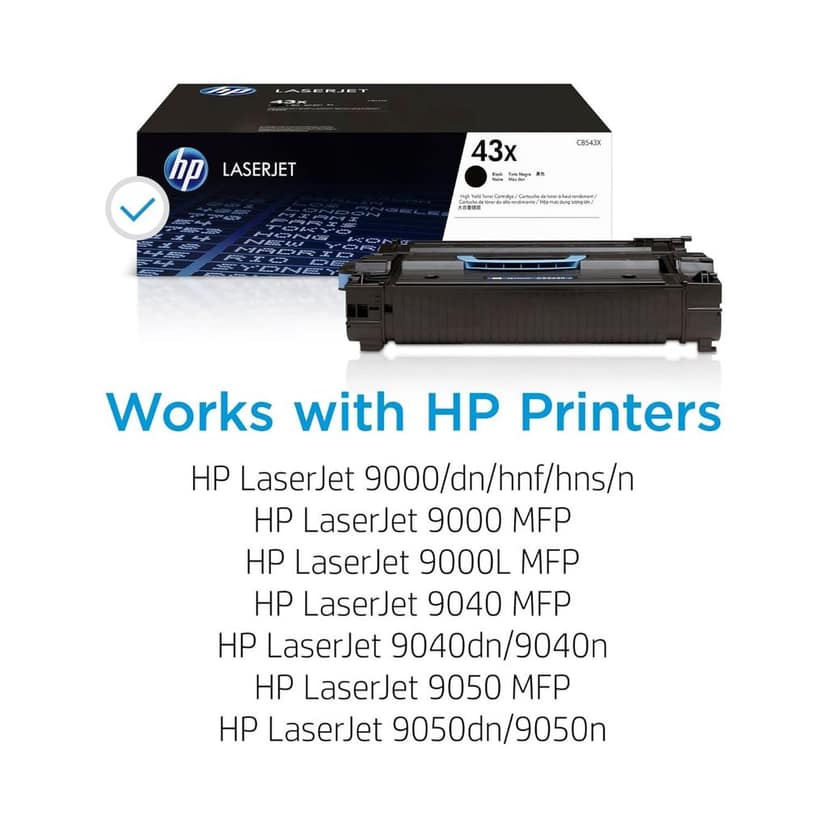 HP 43X High Yield Black Original LaserJet Toner Cartridge (C8543X) view 4