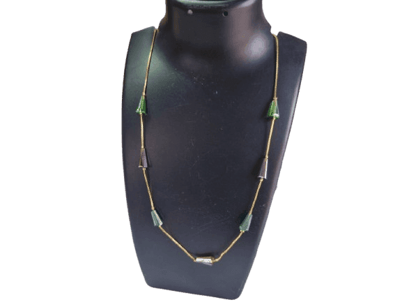 multi colour crystal cutting cube round women chain