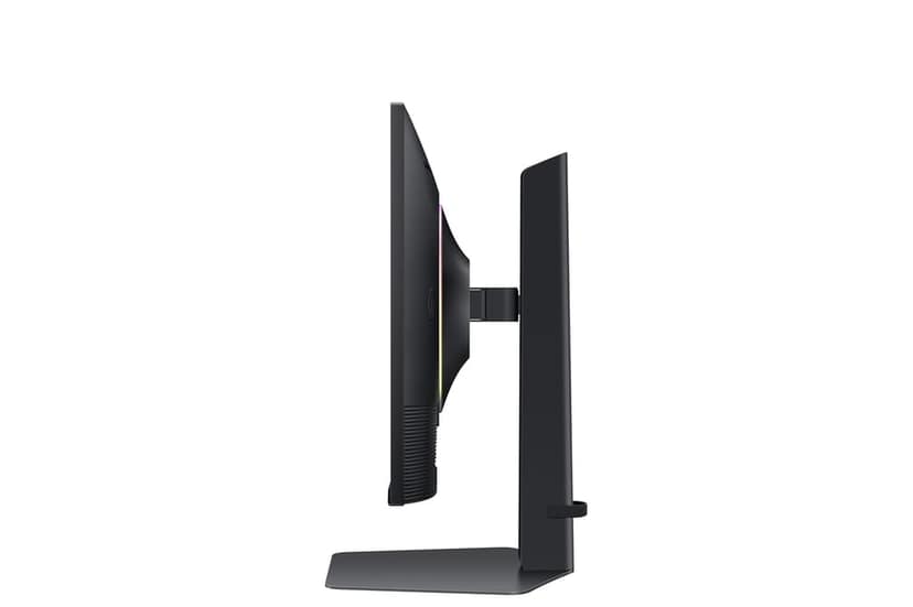 Samsung 27"(68.5cm) Odyssey G7 4K Smart Gaming Monitor|UHD 3840 x 2160|Fast IPS panel|144 Hz|1ms|OTT Apps|VESA DisplayHDR400|Speakers|FreeSync Premium|LAN|WiFi|Bluetooth|HAS Pivot|LS27DG700EWXXL|Black view 4