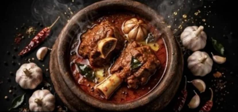 Champaran Style Mutton Curry (2 Pcs)