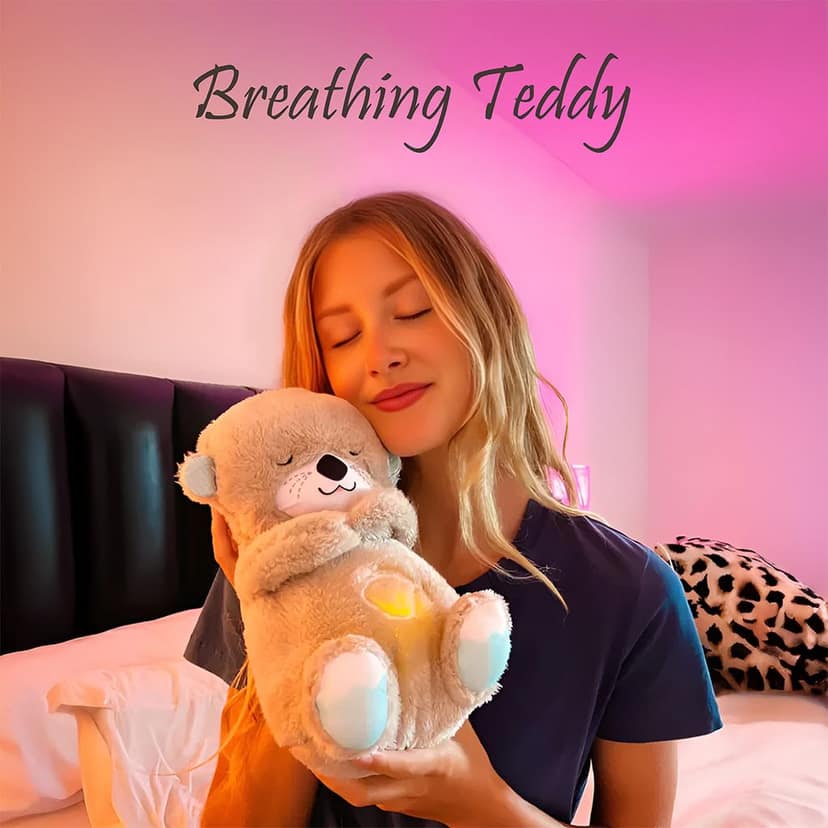 Breathing Teddy Bear Toy | Breathing Otter Teddy | Teddy Bear Toy | Teddy Toy | Soft Toy | Cute Teddy Bear Toy | Kids Soft Toy view 4