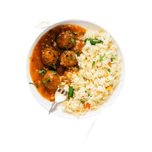 Manchurian Gravy Rice