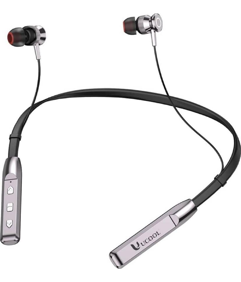 UCOOL Bluetooth Wireless Neckband In-the-ear Bluetooth Headset with Upto 30h Talktime True Wireless - Gold