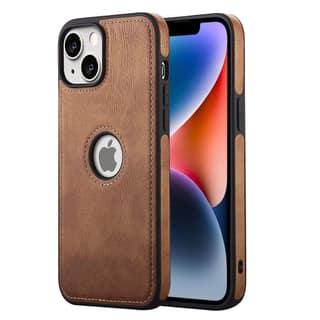 LIRAMARK PU Leather Flexible Back Cover Case Designed for iPhone 14 Plus (6.7 inch)