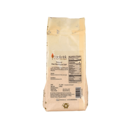 Praakritik Natural Himalayan Pink Salt 500 G view 2