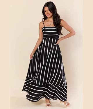 Sheetal associates Women Crepe Fit & Flare Dress ( Black )