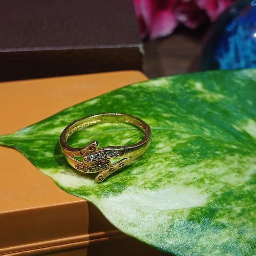 Gold Plated Ring for Women – Sleek & Stylish Design view 2