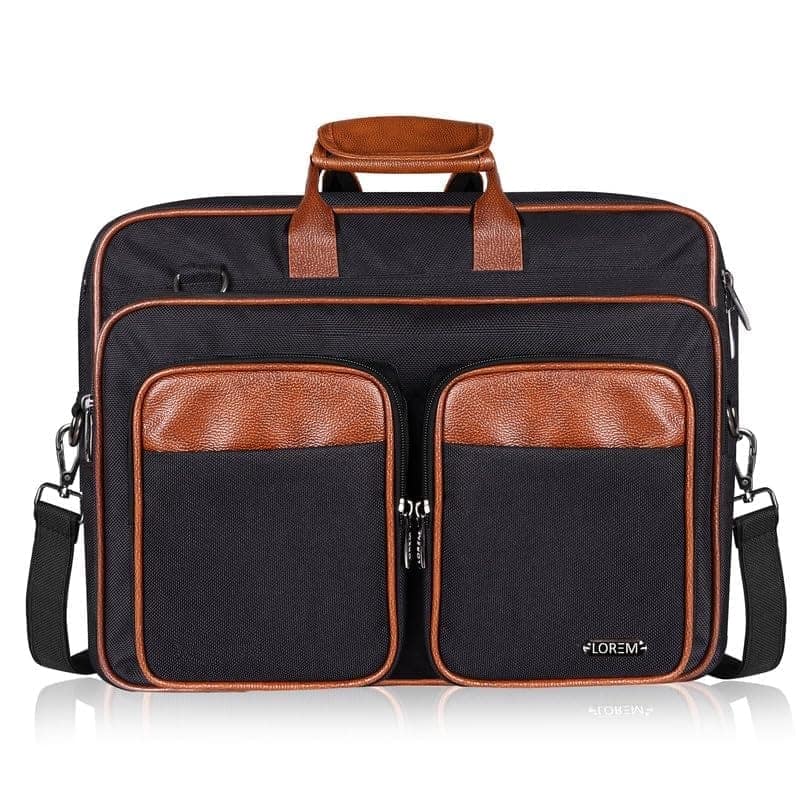 LOREM 28L Messenger Bag For Men - Faux Leather