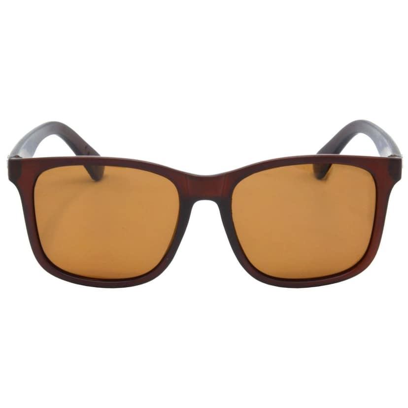 Hrinkar Brown Rectangular Sunglasses Styles Brown Frame Polarized Glasses for Men & Women - HRS504-BWN-BWN-P view 2