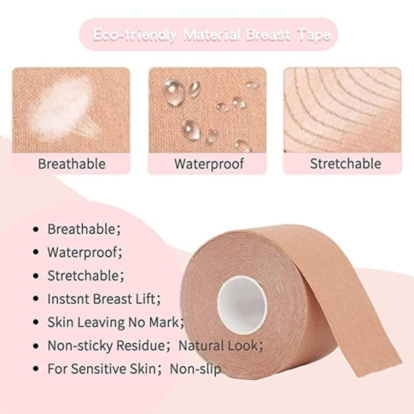 Boob Tape | Nipple Pasties Multipurpose Nipple Tape for Women Push Up & Lifting Body Tape for Women Breast Tape Breast Lift Bra Tape view 8