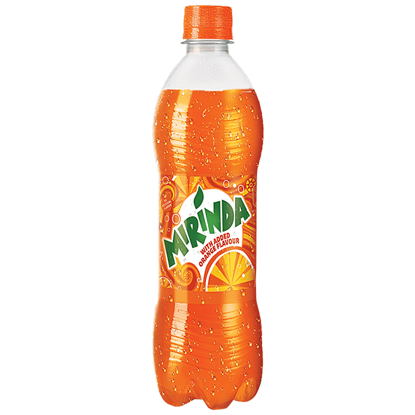 Mirinda Soft Drink - With Added Orange Flavour, 750 ml