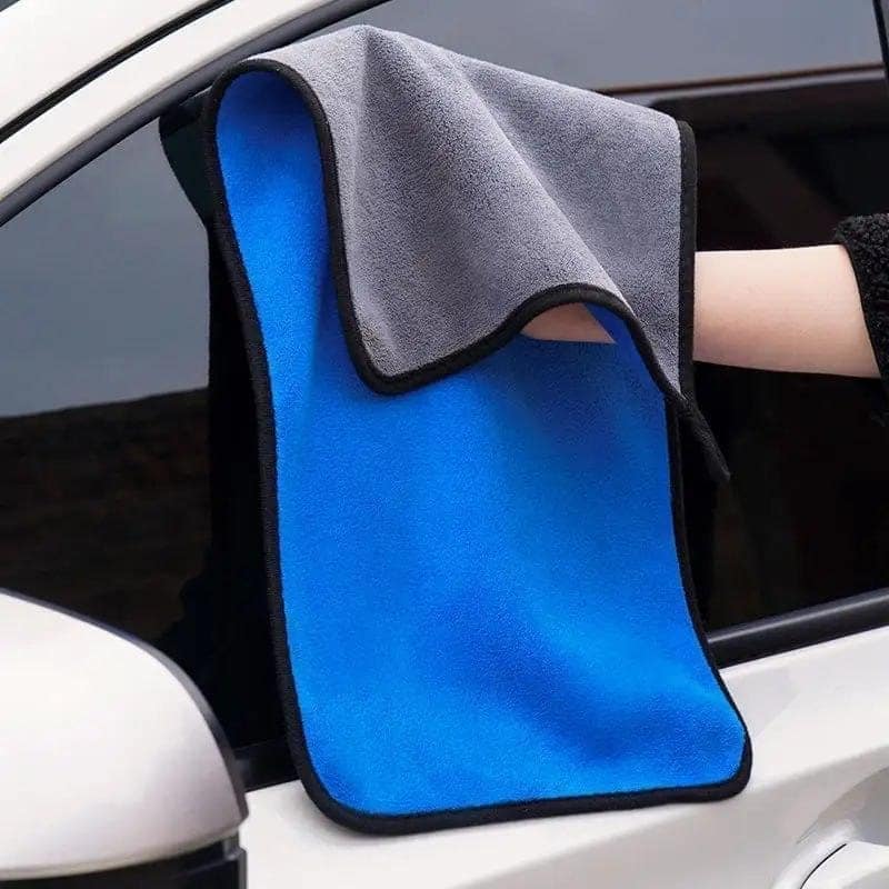 Microfiber Car Cleaning Towels, Extra Large Ultra Soft Car Wash Towels, Car Drying Towels, Polishing Towels for Cars, Trucks, Motorcycles, Windows, Mirrors- 1 pack