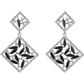 Crystallised Stud Earrings for Girls Brass Material Made in India Earrings for Women's Fashion Jewellery for Party
