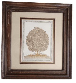 Pichwai Painting- Life Of Tree in wooden frame
