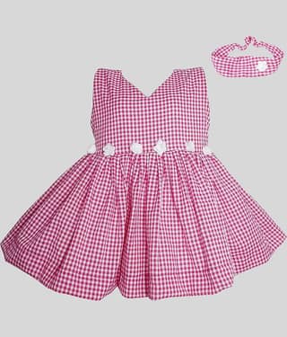 harshvardhanmart.com Pack of 1 Baby Girls 100% Cotton Frock ( Blue )