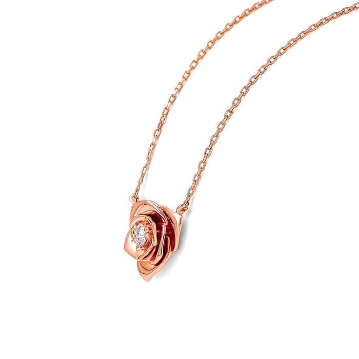 Rose Gold Rosetta Necklace view 6