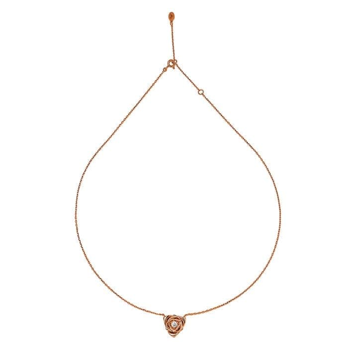 Rose Gold Rosetta Necklace view 7
