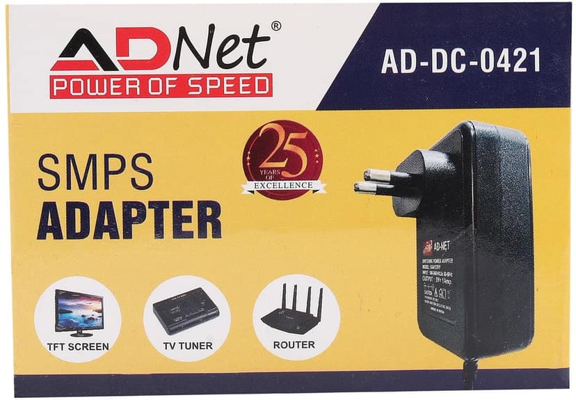 24V 1.5A DC Dual Pin Power Adapter Charger For Board and Router