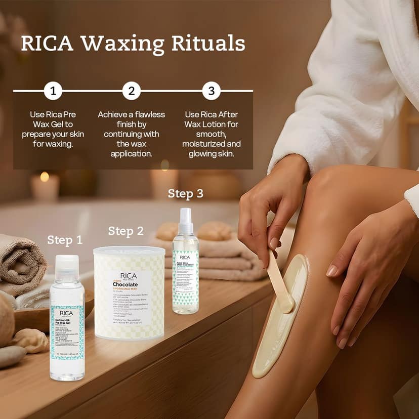 Rica White Chocolate Wax for Normal Skin – Set of 2 view 8