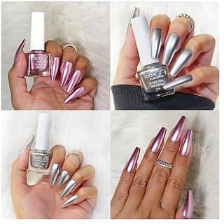 Nail Polish Set for Women Long-Lasting High Shine Nail Paint Combo Vegan and Cruelty-Free 2 Bright Vibrant Shades Quick Dry Nail Polish Set (Crystal Rose Glow Pack of 2) view 2