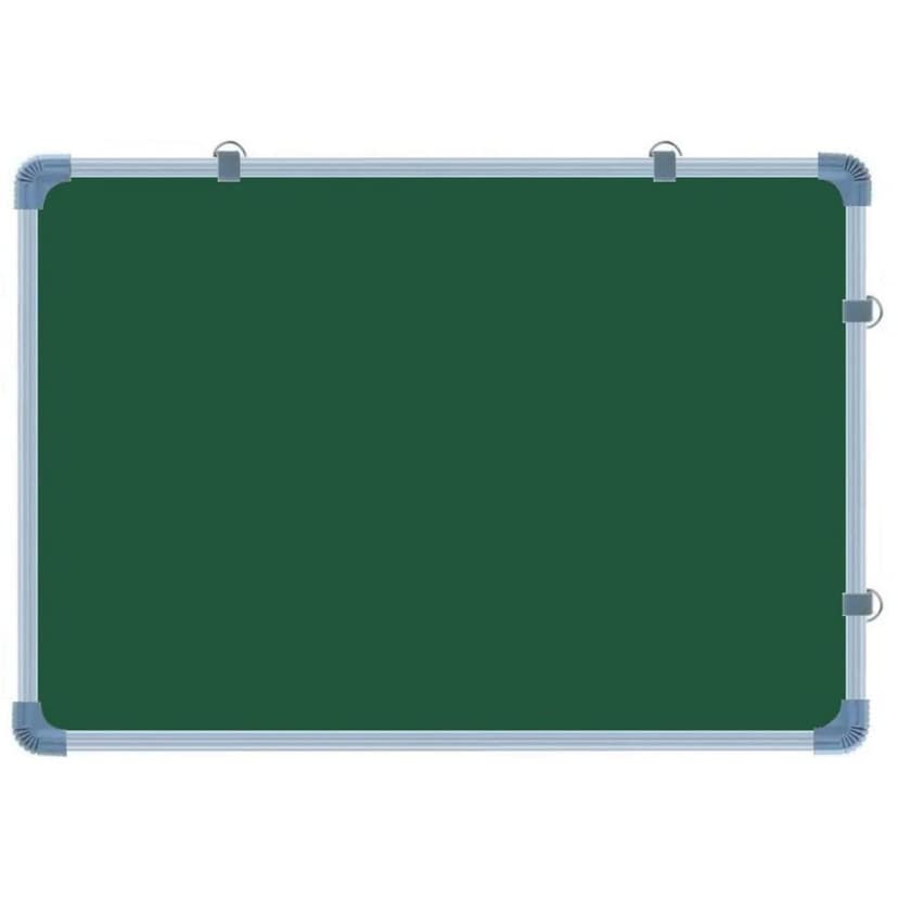 A2DR Non-Magnetic (1.5 x 2 Feet) Double-Sided 2in1 White Board & Green Chalk Board Quality with Hanging Hooks view 2