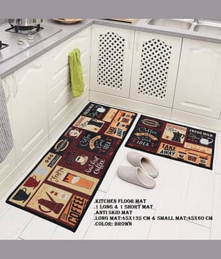 Aazeem Multi Runner Set of 2 Polyester Abstract Other Sizes Ft
