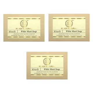 Khadi Natural Herbal White Musk Soap Combo Pack Of 3 – 125gm Each
