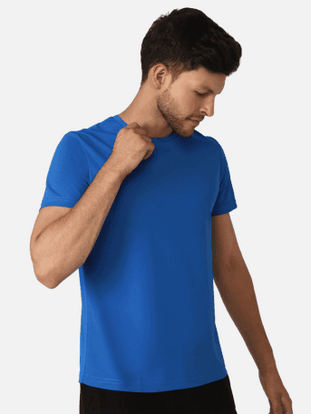 Hummel Budoc Mens T-Shirt Pack Of 2(black/True Blue) view 3