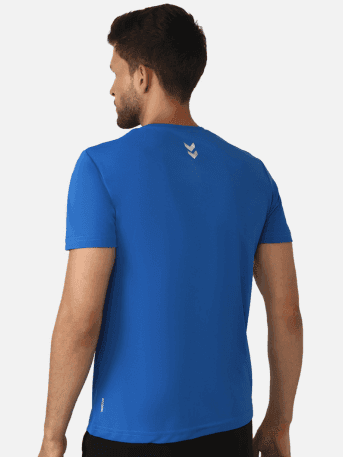 Hummel Budoc Mens T-Shirt Pack Of 2(black/True Blue) view 5