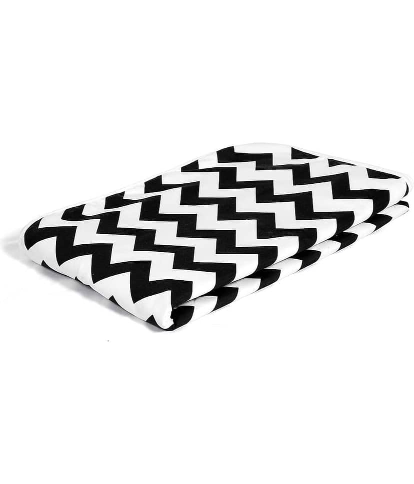 DIVINE CASA Double Polyester Black Geometrical Dohar view 2