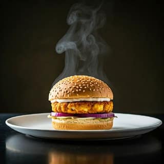Crunchy Paneer Burger