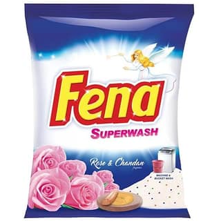 Fena Super Wash Detergent Powder - Rose & Chandan, 500 G