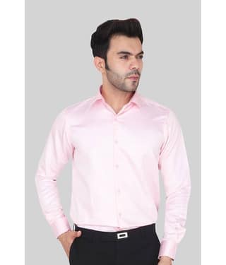 Comey Satin Slim Fit Solids Full Sleeves Men's Casual Shirt - Green ( Pack of 1 )