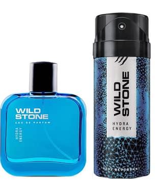 Wild Stone Hydra Energy Deodorant 150 Ml & Perfume 50 Ml For Men - Pack of 2