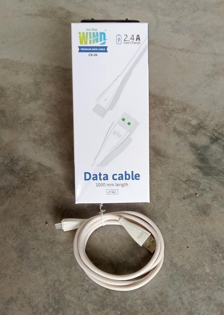 Type C data cable with 2.4Amp Rapid Charging (1000mm) view 7