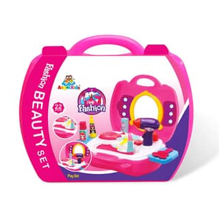 Kids Pretend Play Beauty Makeup Set | Plastic, Non-Toxic Fashion Toys for Role Play | Fashion Beauty Play Set | Pretend Play Beauty Makeup Kit for Kids | Kids Pretend Play Make Up Set (Plastic)