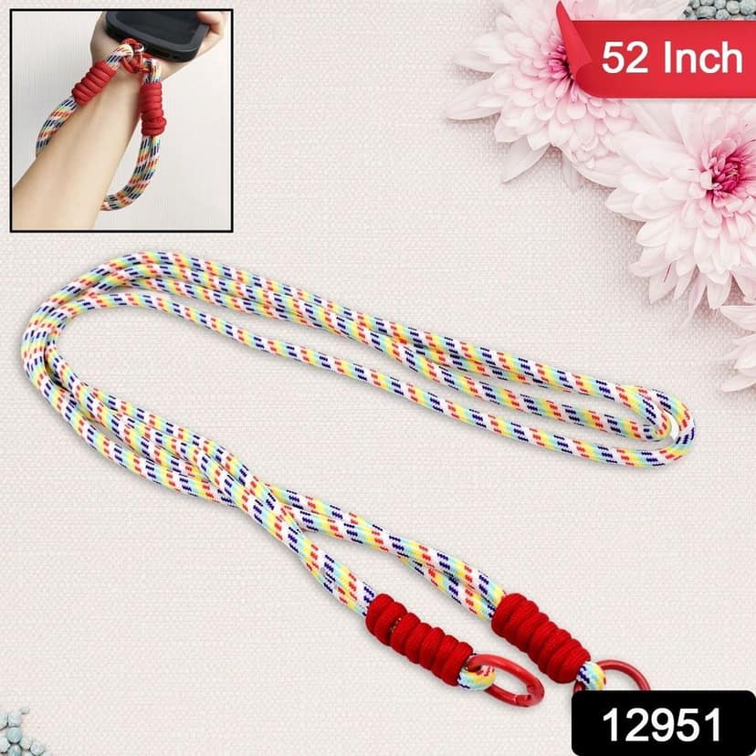 Universal lanyard for phone, Cross-body Cell Phone Lanyard With All Smartphones (1 pc / 52 Inch / Multicolor) view 2
