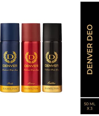 Denver Pride, Caliber & Honour 50 ml Each Deodorant Spray for Men 150 ml ( Pack of 3 )