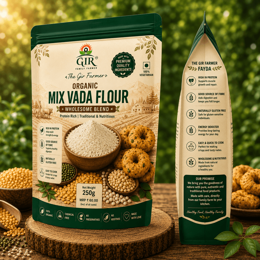 Organic Mix Vada Flour - Wholesome Blend view 3