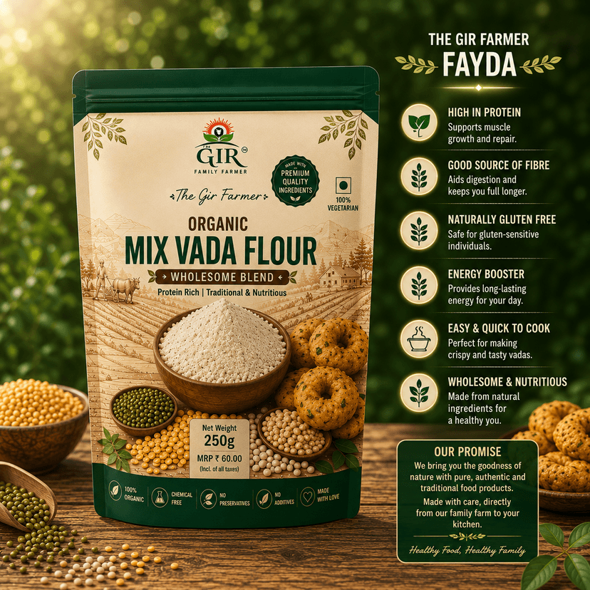 Organic Mix Vada Flour - Wholesome Blend view 4