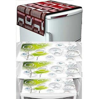 REVEXO Refrigerator Cover (Width: 20 cm, Multicolor) view 2