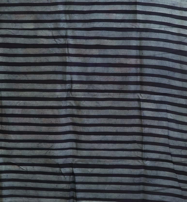 Handcrafted Batik Print Maheshwari Cotton By Silk Saree view 4