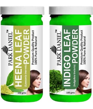 Park Daniel Henna Leaf & Indigo Leaf Powder Hair Mask 200 g Pack of 2