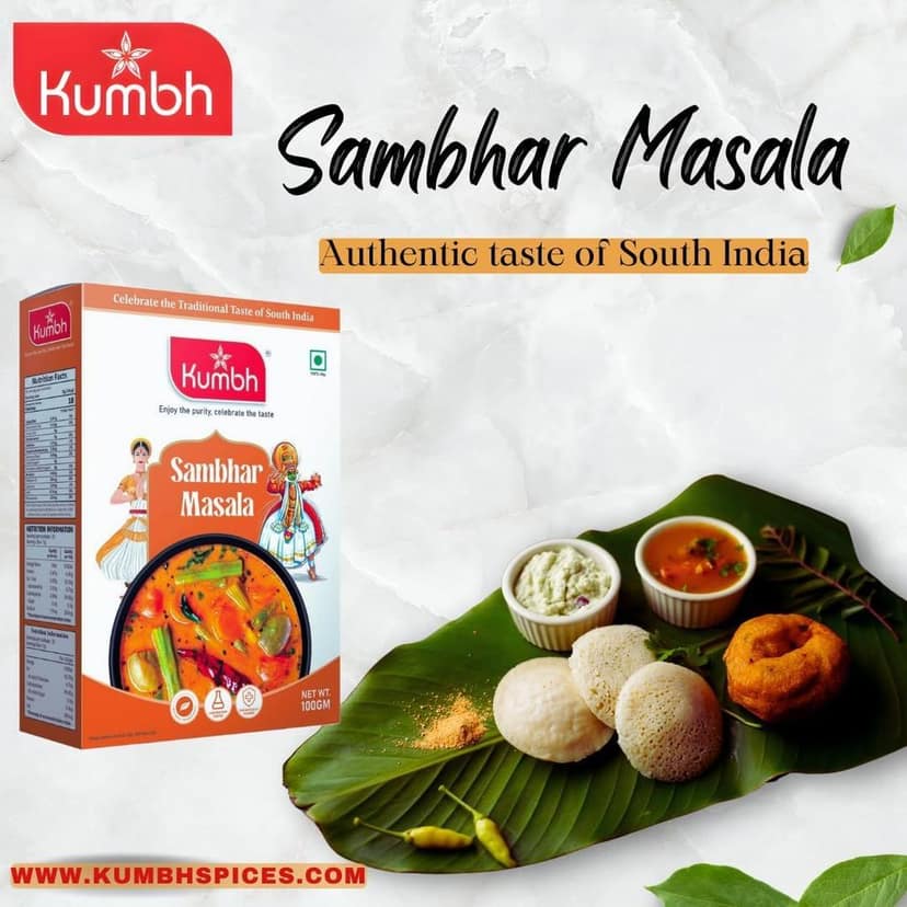 Kumbh Sambhar Masala 100 Gm view 3