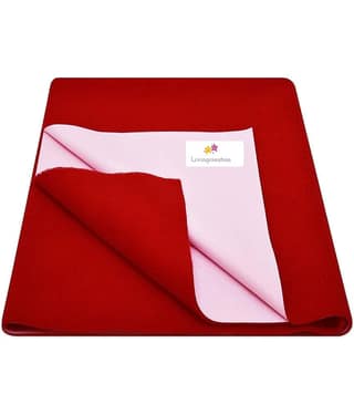 LIVINGCREATIONS Grey Poly Fiber Bed Protector Sheet ( Pack of 1 )