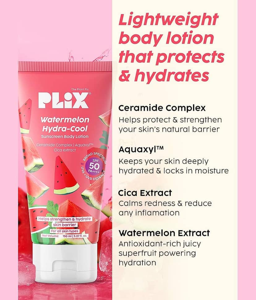 Plix SPF 50 Sunscreen Cream For All Skin Type ( Pack of 1 ) view 2